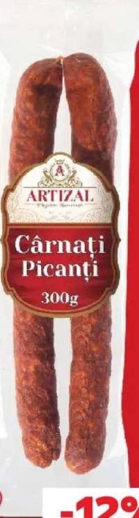 ARTIZAL Cârnați picanți 300 g