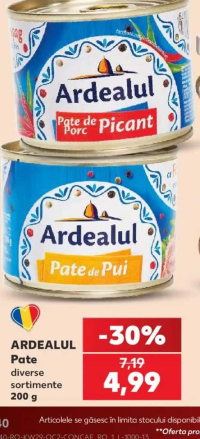 ARDEALUL Pate diverse sortimente 200 g