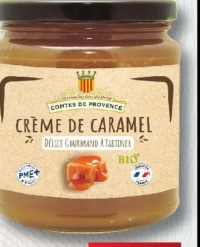 Comtes de Provence Cremă cu caramel bio 330g