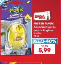 Mister Magic Absorbant miros pentru frigider lămâie 1 buc