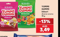 ROSHEN YUMMI GUMMI Jeleuri diverse arome 70 g
