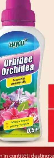 Agro Îngrășământ lichid orhidee 0,50 l