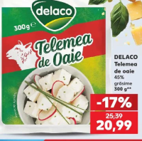 Delaco Telemea de oaie 45% grăsime 300g