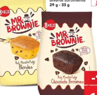 Mr. Brownie Prăjituri cu bucăți de ciocolată / blondies 200g
