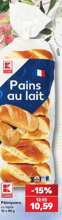 K-CLASSIC Pâinișoare cu lapte 12 x 40 g