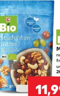 K-Bio Mix nuci, fructe uscate 200g