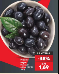 Măsline negre Mamouth calibru 101/120 100 g