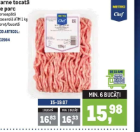 Metro Chef Carne tocată de porc 1 kg