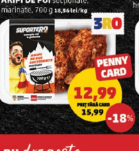 Suportero Aripi de pui secționate, marinate 700g