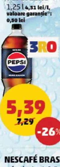 PEPSI ZERO 1,25 l