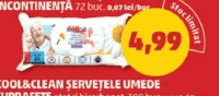 Cool&Clean Șervețele Incontinență 72 buc