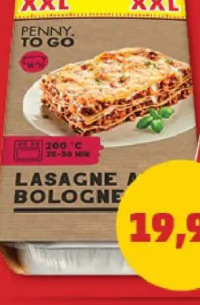 Penny To Go Lasagna Bolognese XXL 1150 g