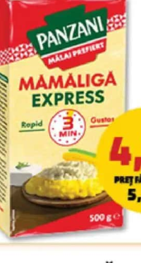 Panzani Mălai Pentru Mămăligă, Rapid 500 g