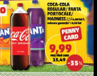 Coca-Cola Regular / Fanta Portocale / Madness 2.5 l