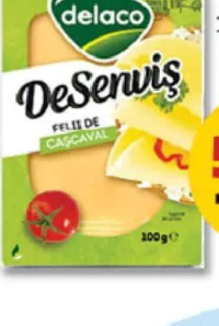 Delaco Cașcaval Felii DeSenviș 100g