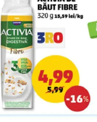 Activia de Băut Fibre 320 g