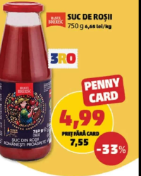 Hanul Boieresc Suc de roșii 750 g