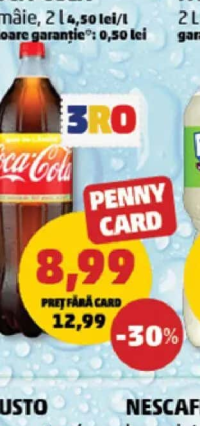 COCA-COLA lămâie, 2 l