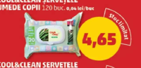 Cool&Clean Șervețele Umede Copii 120 buc