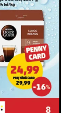 NESCAFÉ DOLCE GUSTO lungo intenso, 16x9 g