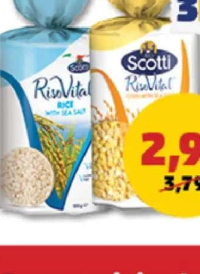 Scotti Riso Vital Tartine cu sare orez/porumb 100 g