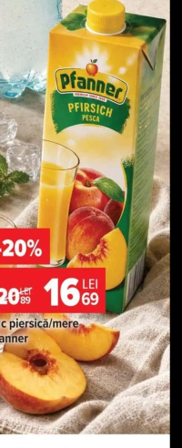 Pfanner Suc piersică/mere 2 L