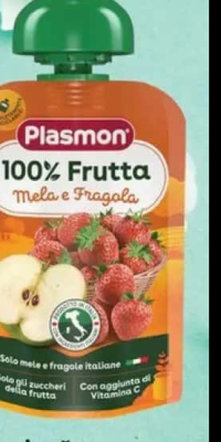 Plasmon Piure de căpșune și măr 100 g