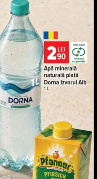 Dorna Izvorul Alb Apă minerală naturală plată 1 L