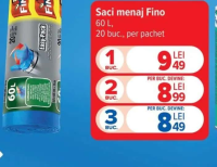 Fino Saci menaj 60 L 20 buc.