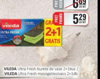 VILEDA Ultra Fresh burete de vase 2+1buc
