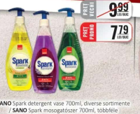 SANO Spark detergent vase 700ml, diverse sortimente