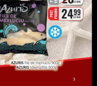 AZURIS file de merluciu 900g