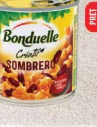 BONDUELLE Sombrero amestec legume 340g