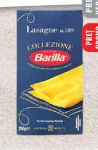 BARILLA lasagna nr.189, 250g