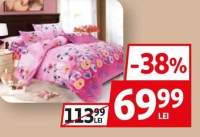 RALEX LENJERIE PAT PENTRU 2 PERSOANE DIVERSE CULORI 200X230CM