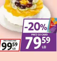 Tort Diplomat cu fructe 1.2 kg