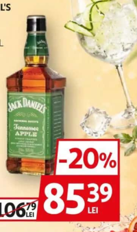 Jack Daniel's Whisky Apple 35% Alcool 0.7L