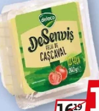 Delaco Desenviș Cașcaval Felii 200g