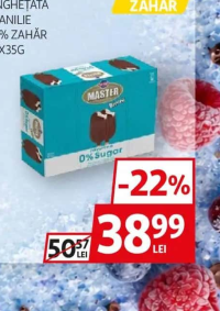 KRI KRI Înghețată vanilie 0% zahăr 8x35g