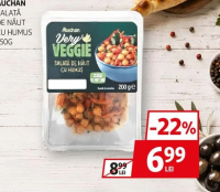 AUCHAN SALATĂ DE NĂUT CU HUMUS 350G