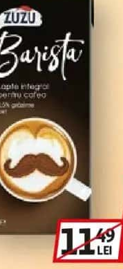 Zuzu Lapte UHT pentru Cafea 3.5% 1L