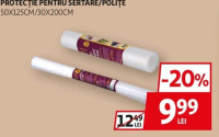 PROTECȚIE PENTRU SERTARE/POLIȚE 50X125CM/30X200CM