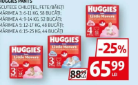 Huggies Pants Scutece chiloțel fete/băieți mărimile 3-6