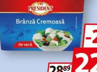 President Brânză Cremoasă de vacă 500g