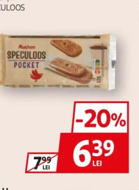 Auchan Biscuiți Speculoos 168G