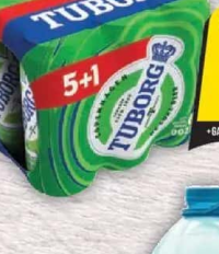 Tuborg Bere Lager, (5+1)x0.5L
