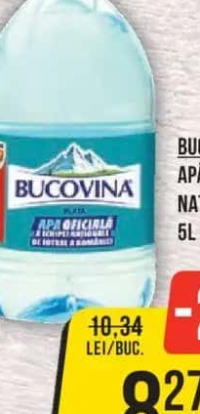 Bucovina Apă Minerală Naturală Plată, 5L