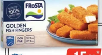 Frosta Golden Fish Fingers, 300g