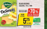DELACO DESENVIȘ CAȘCAVAL, FELII, 100G