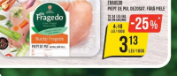 FRAGEDO PIEPT DE PUI, DEZOSAT, FĂRĂ PIELE